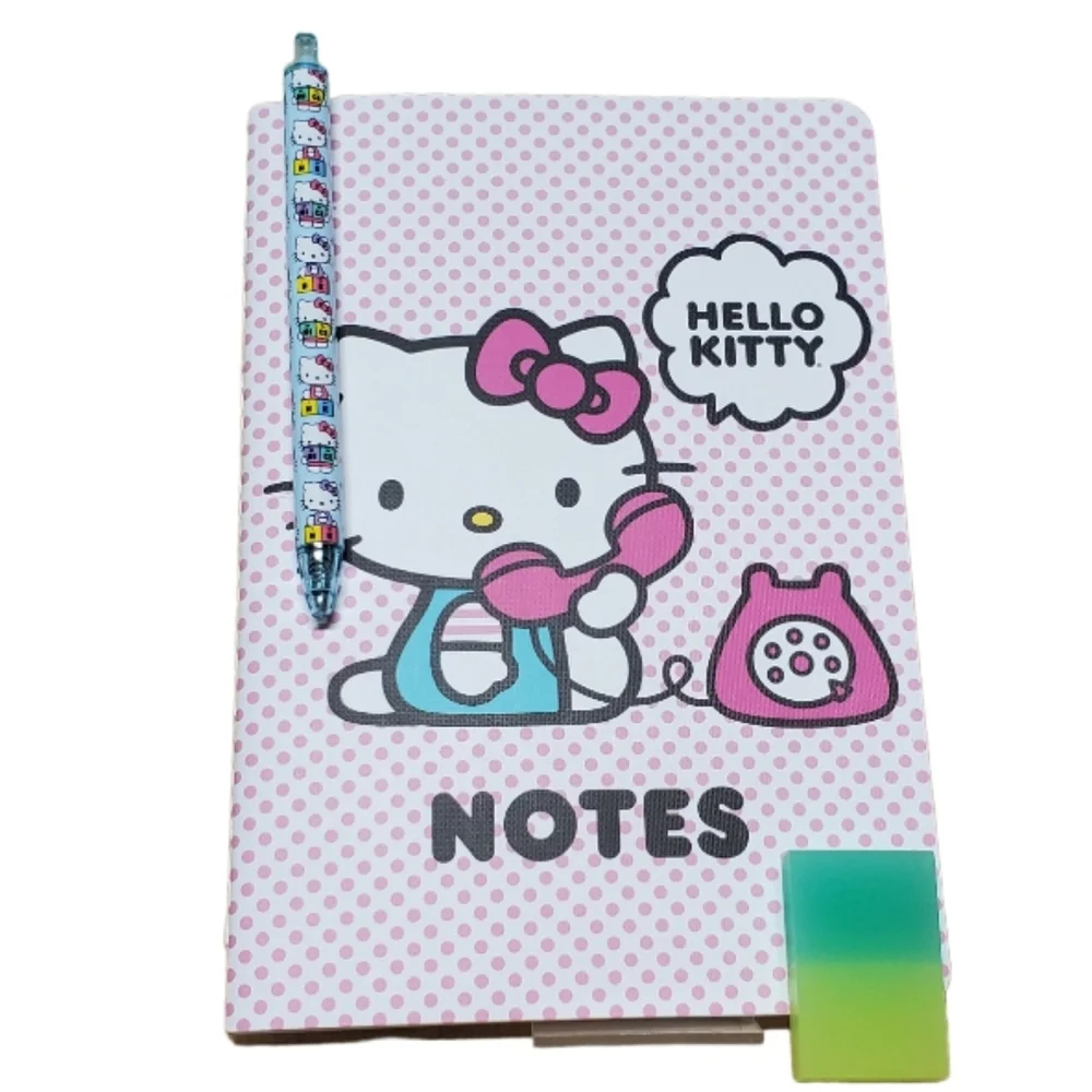 Hello Kitty Notebook with Hello Kitty Pen Scented Eraser
